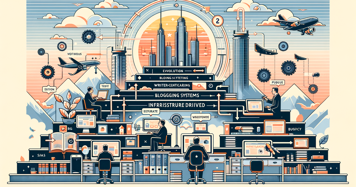 The Evolution of Blogging Systems: Shifting from Writers to Infrastructure