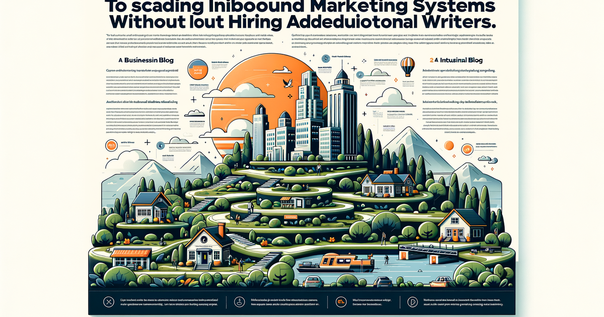 Scaling Inbound Marketing Systems Without Hiring Writers
